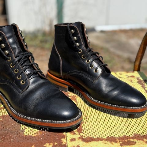 Parkhurst The Allen in Black Veg Tan Teacore