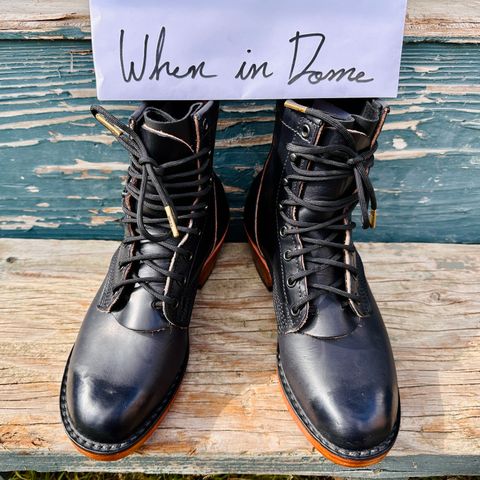 Nicks Becca in Wickett And Craig Navy Double Stuffed