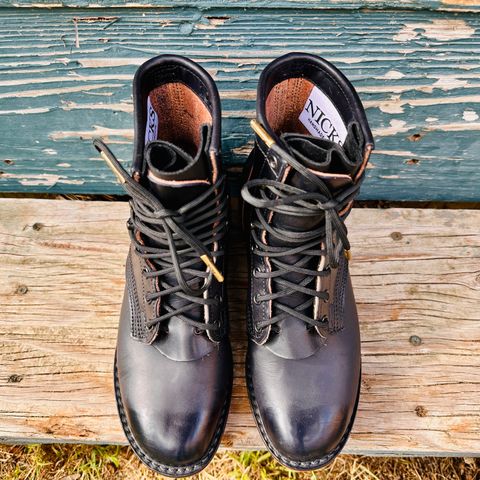 Nicks Becca in Wickett And Craig Navy Double Stuffed