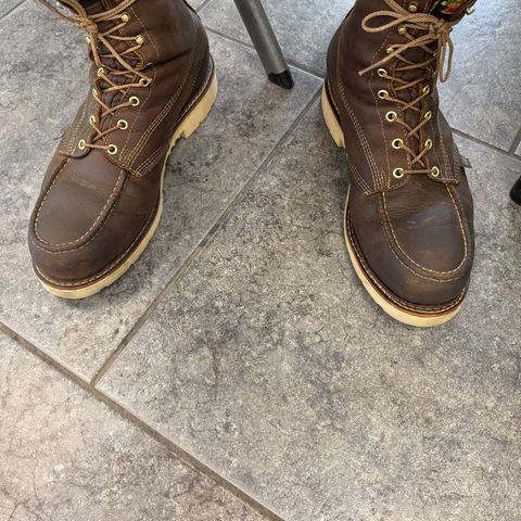 Thorogood American Heritage 8" Moc Toe in Seidel Trail Crazy Horse