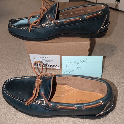 Easymoc Camp Moc in Horween Navy Chromexcel