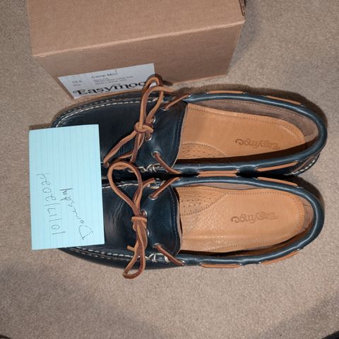 Easymoc Camp Moc in Horween Navy Chromexcel