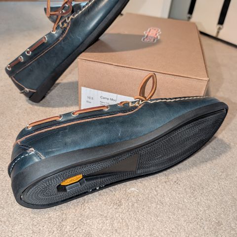 Easymoc Camp Moc in Horween Navy Chromexcel