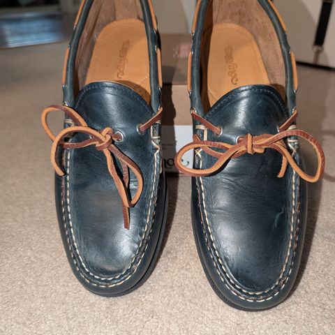 Easymoc Camp Moc in Horween Navy Chromexcel