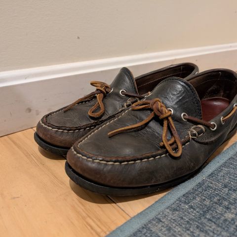 Easymoc Camp Moc in Horween Navy Chromexcel