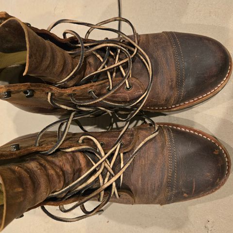 Truman Cap Toe Boot in Cognac Teton Stag