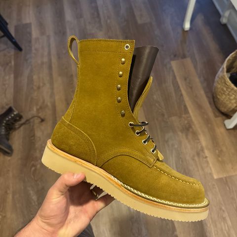 Nicks Moc Toe in Tasman Leather Group Coyote Roughout