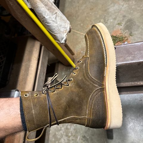 Nicks Moc Toe in Tasman Leather Group Coyote Roughout