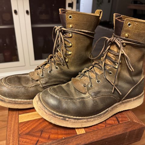 Nicks Moc Toe in Tasman Leather Group Coyote Roughout