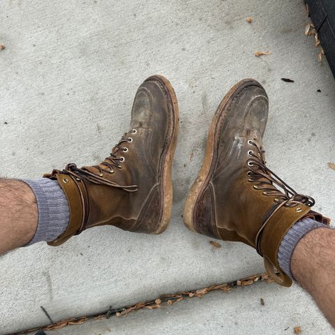 Nicks Moc Toe in Tasman Leather Group Coyote Roughout