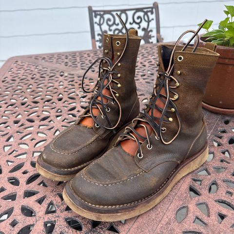 Nicks Moc Toe in Tasman Leather Group Coyote Roughout