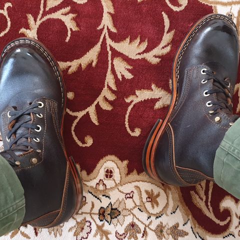 Nicks Officer in Horween Brown Waxed Flesh