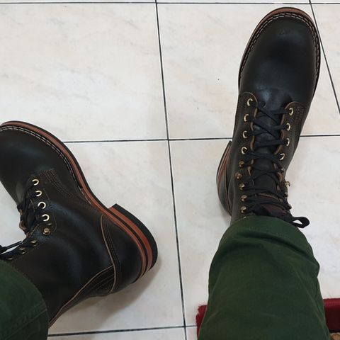 Nicks Officer in Horween Brown Waxed Flesh