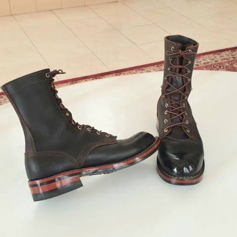 Nicks Officer in Horween Brown Waxed Flesh