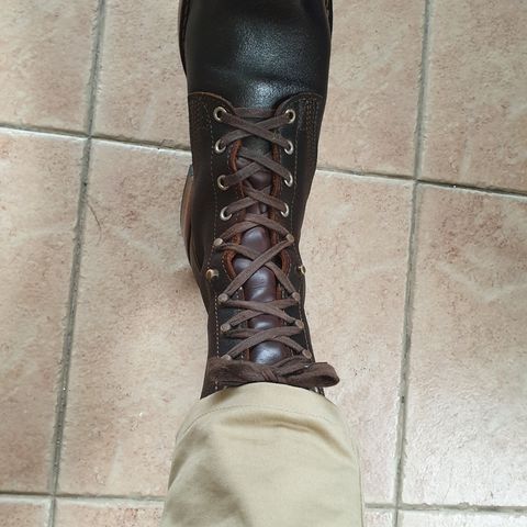 Nicks Officer in Horween Brown Waxed Flesh