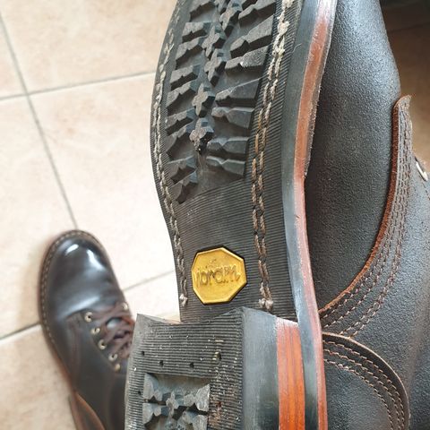 Nicks Officer in Horween Brown Waxed Flesh