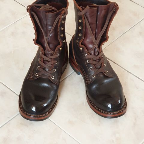 Nicks Officer in Horween Brown Waxed Flesh