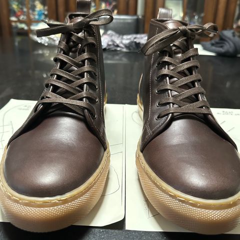 GORAL Smugs in Horween Brown Chromexcel