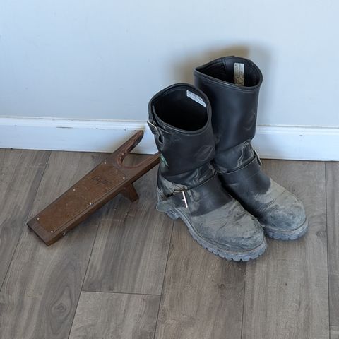 Dayton Boots 6460 CSA Engineer in Black Oil Tan
