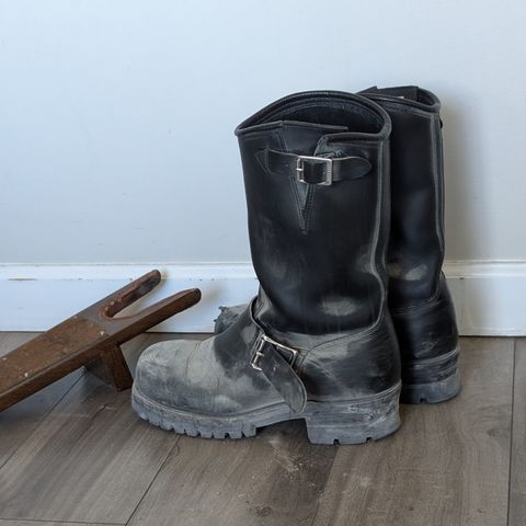 Dayton Boots 6460 CSA Engineer in Black Oil Tan