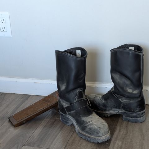 Dayton Boots 6460 CSA Engineer in Black Oil Tan