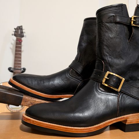 Briselblack The Keeper 'Type 2' Engineer Boot in Teacore Horsehide Shinki Hikkaku