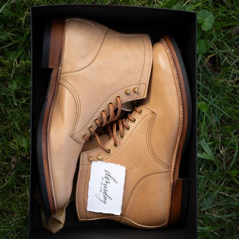 Y'2 Leather Work Boot in Kakishibu Horse (KS-02)