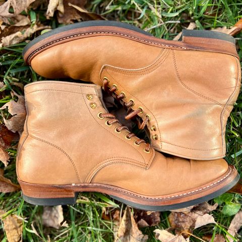 Y'2 Leather Work Boot in Kakishibu Horse (KS-02)