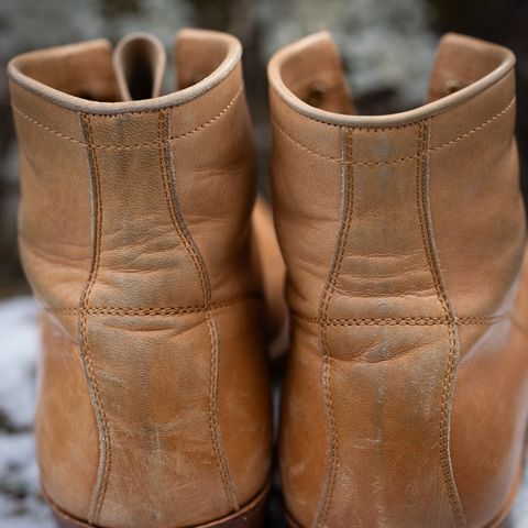 Y'2 Leather Work Boot in Kakishibu Horse (KS-02)