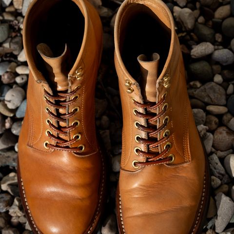Y'2 Leather Work Boot in Kakishibu Horse (KS-02)