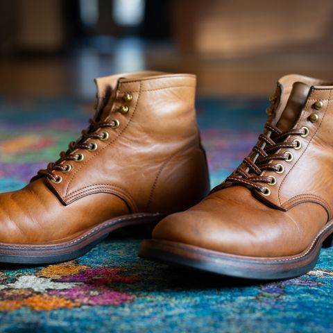Y'2 Leather Work Boot in Kakishibu Horse (KS-02)