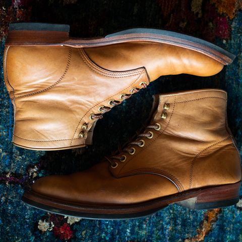 Y'2 Leather Work Boot in Kakishibu Horse (KS-02)
