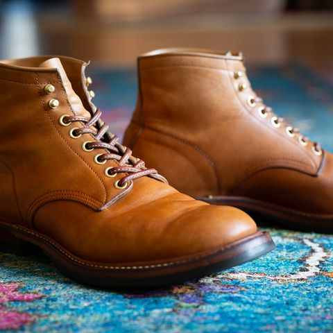Y'2 Leather Work Boot in Kakishibu Horse (KS-02)