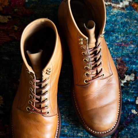 Y'2 Leather Work Boot in Kakishibu Horse (KS-02)