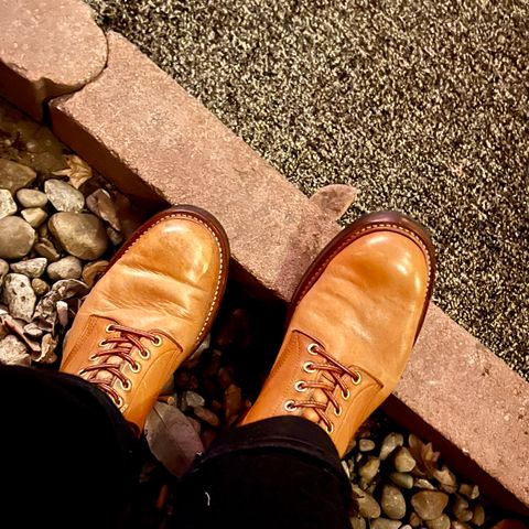 Y'2 Leather Work Boot in Kakishibu Horse (KS-02)