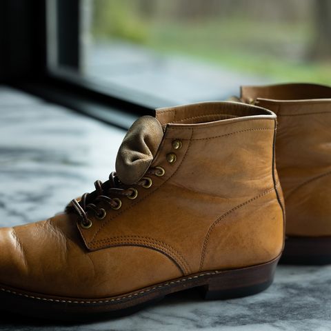 Y'2 Leather Work Boot in Kakishibu Horse (KS-02)