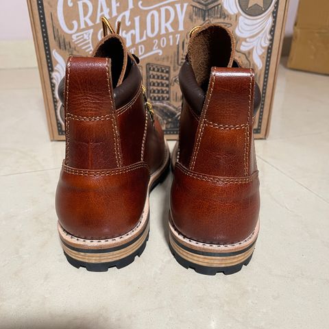 Craft & Glory Hike Boots in Full Grain Waxed Water Buffalo