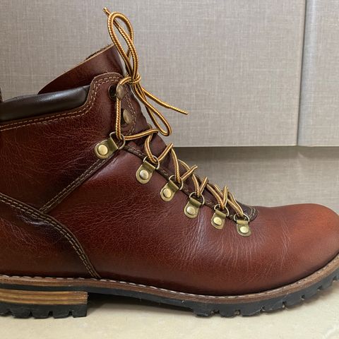 Craft & Glory Hike Boots in Full Grain Waxed Water Buffalo