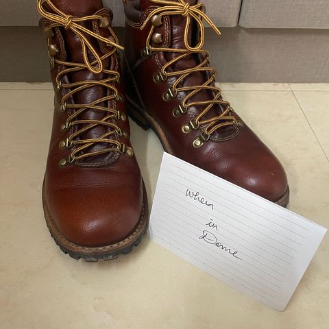 Craft & Glory Hike Boots in Full Grain Waxed Water Buffalo