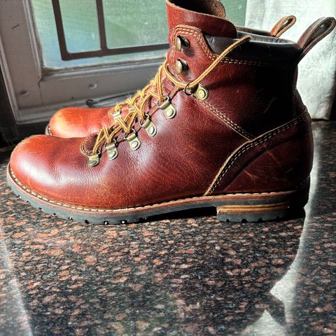 Craft & Glory Hike Boots in Full Grain Waxed Water Buffalo