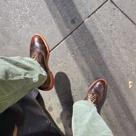 Allen Edmonds Strandmok in Brown Saddle