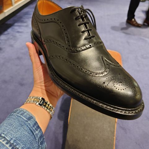 View photo of Joseph Cheaney & Sons Hythe II R Wingtip in Black Calf Leather
