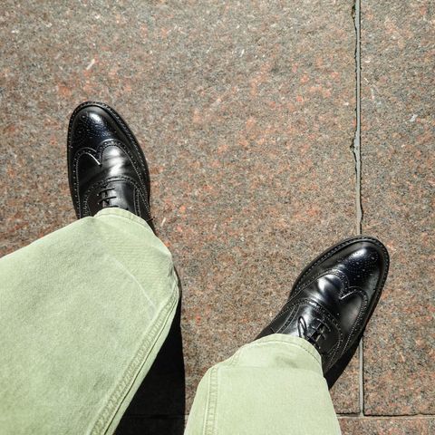 View photo of Joseph Cheaney & Sons Hythe II R Wingtip in Black Calf Leather