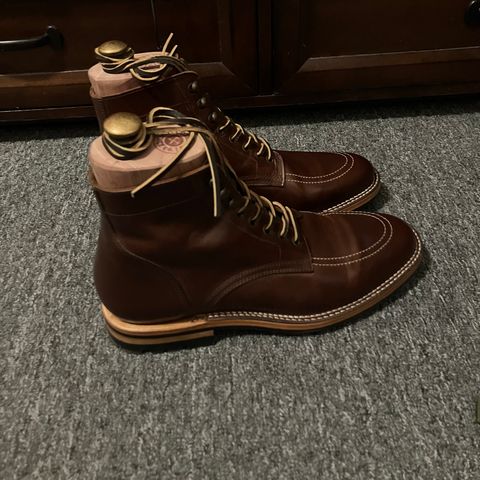 Parkhurst Niagara Stitchdown in Tempesti Chestnut Veg Tan