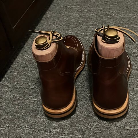 Parkhurst Niagara Stitchdown in Tempesti Chestnut Veg Tan