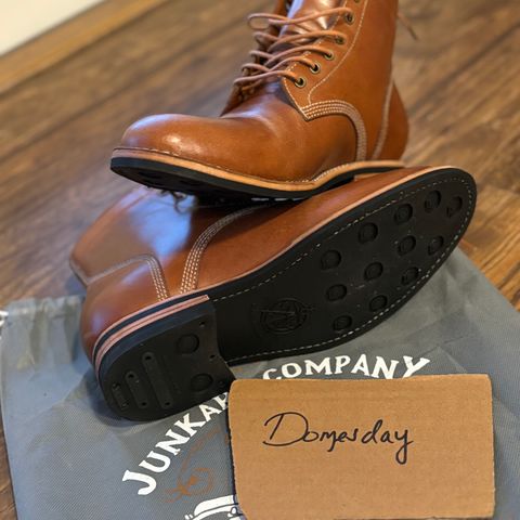 Junkard SC Boondocker in Domestic Red Brown Pull Up