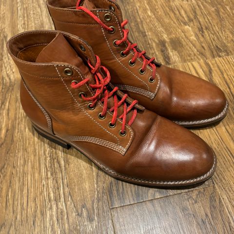 Junkard SC Boondocker in Domestic Red Brown Pull Up