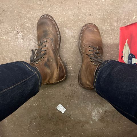 Red Wing Blacksmith in S.B. Foot Copper Rough and Tough