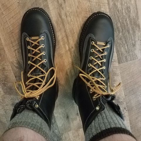 Danner Super Rain Forest in Black Full Grain