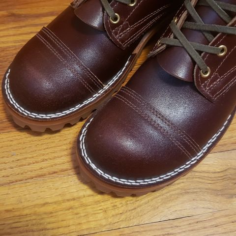 Nicks Lace Up Heritage in Horween Tan Waxed Flesh